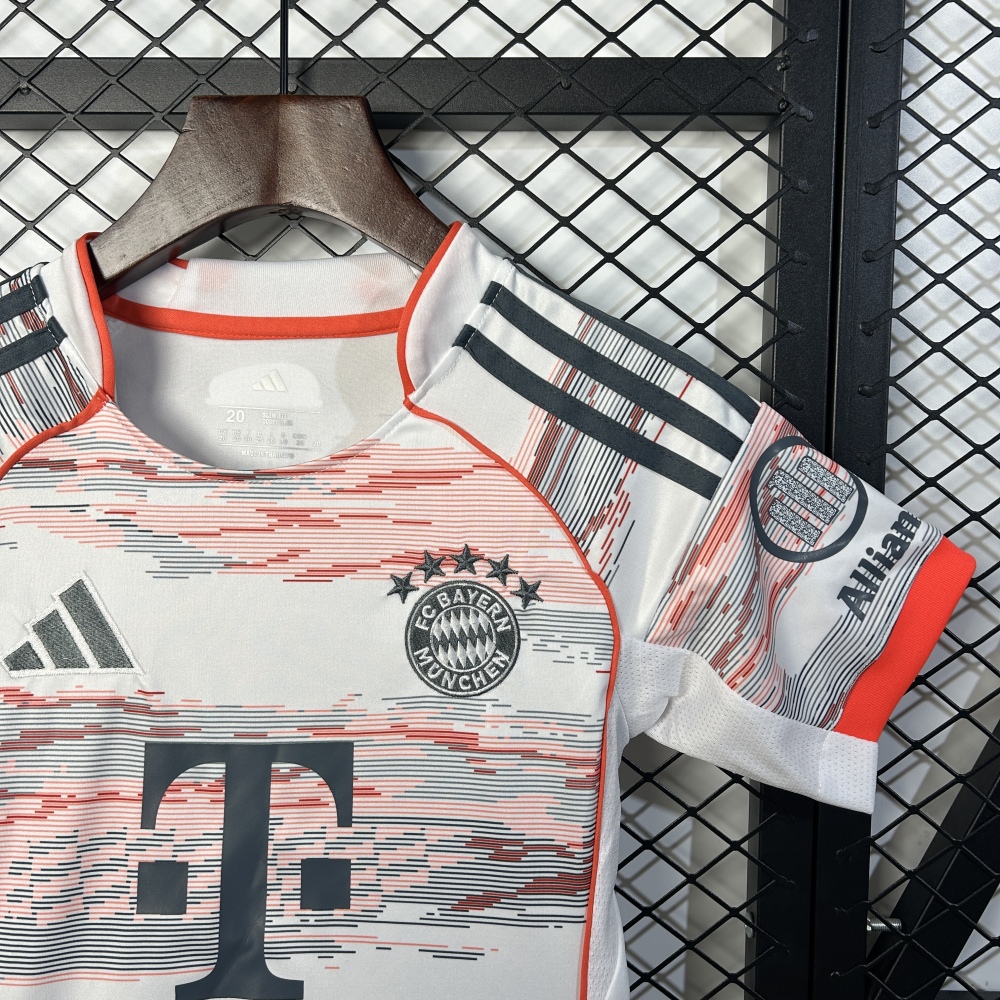 Bayern Munich Away Kids Kit Jerseys+Shorts 2025/26