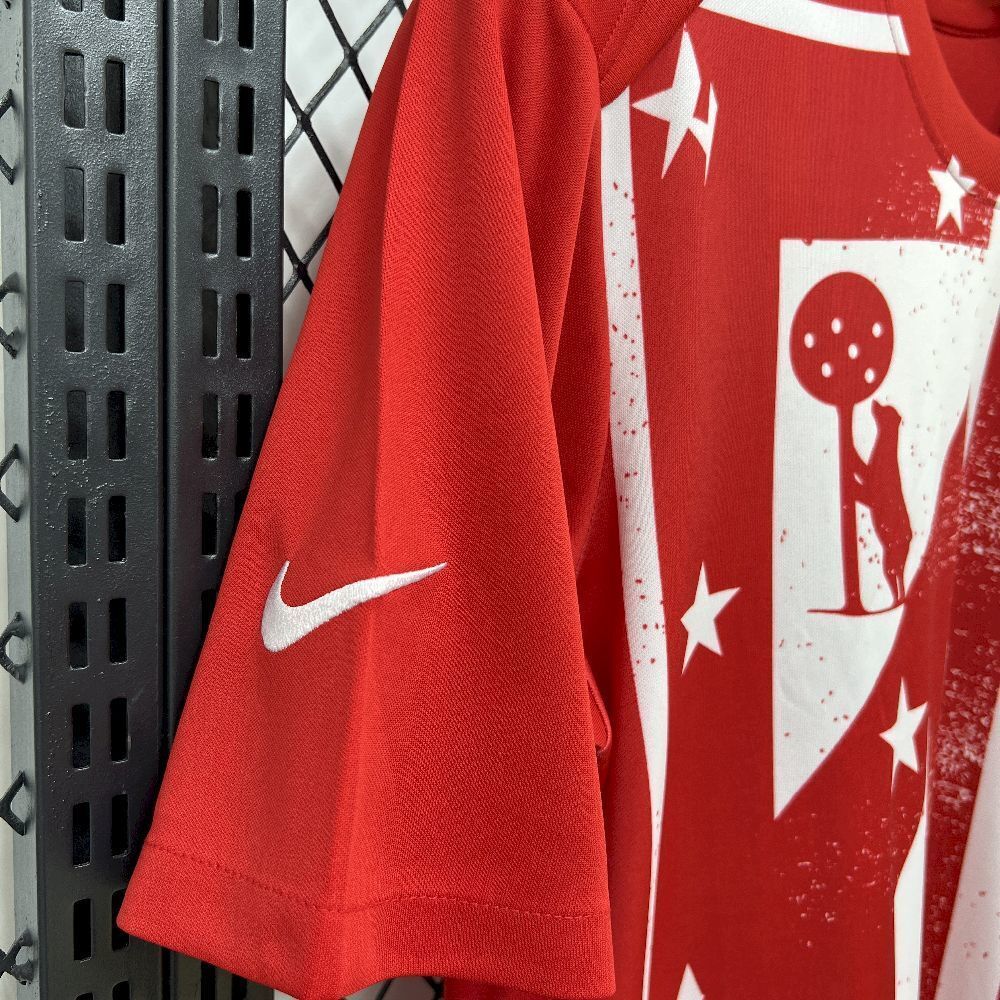 Atletico Madrid Soccer Jersey Pre-Match Custom Shirt 2025/2026