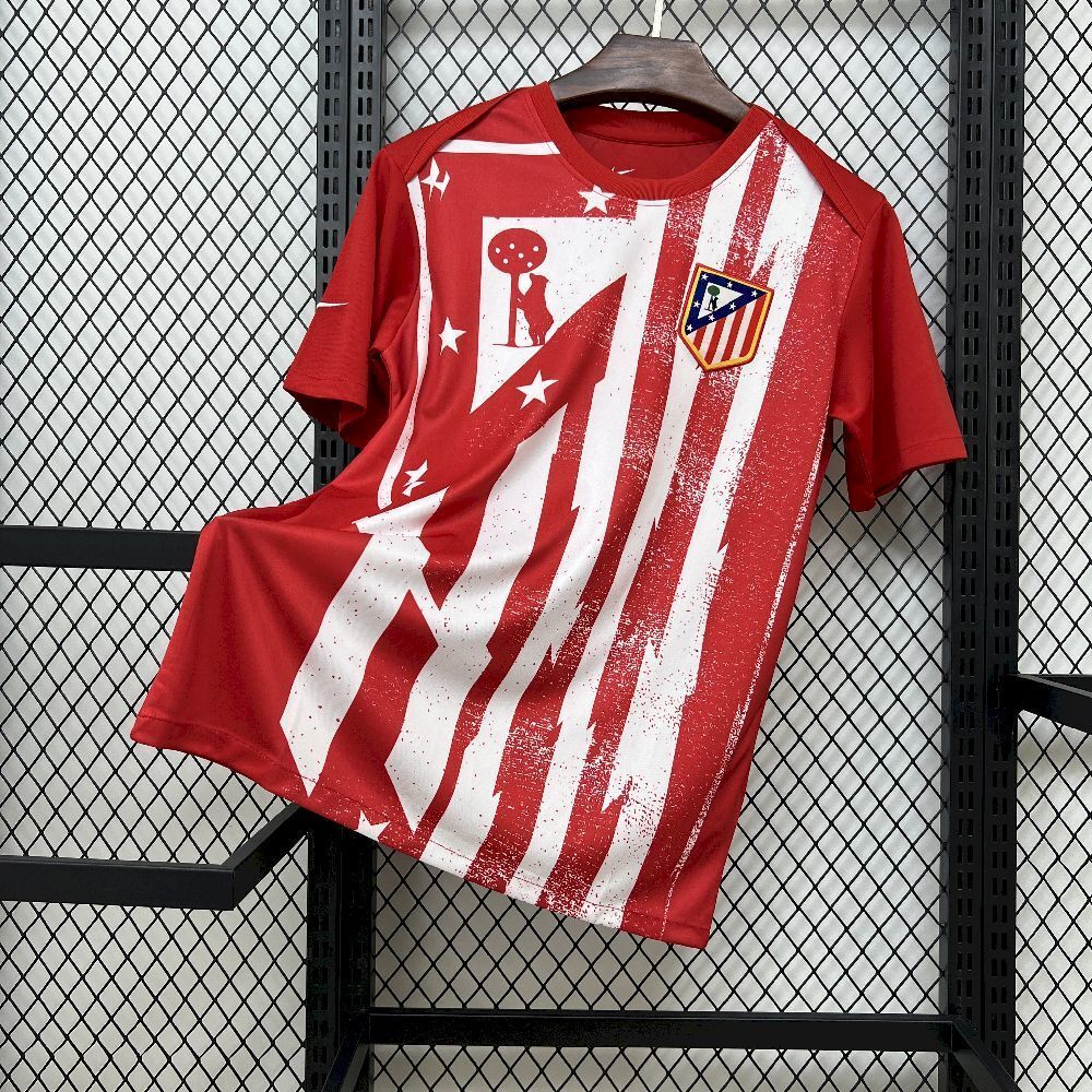 Atletico Madrid Soccer Jersey Pre-Match Custom Shirt 2025/2026