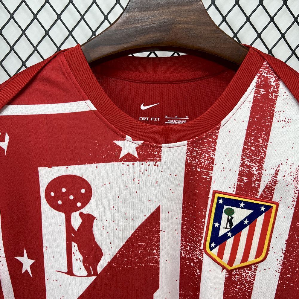 Atletico Madrid Soccer Jersey Pre-Match Custom Shirt 2025/2026