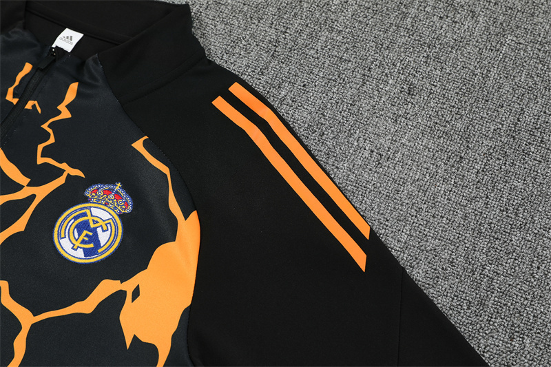 Real Madrid Black and Orange Training Kit 25/26