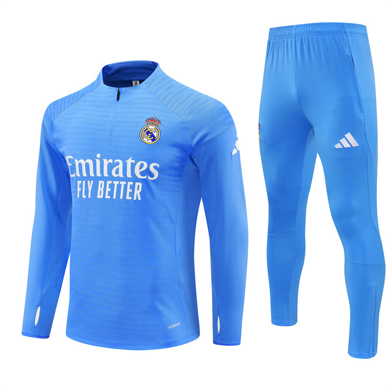 25/26 Real Madrid Light Blue Training Kit