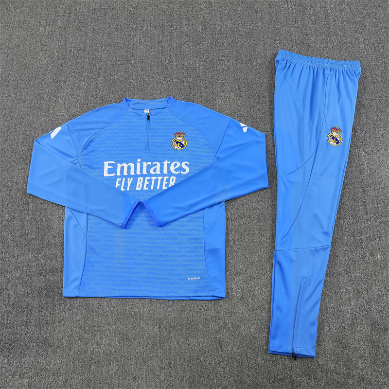 25/26 Real Madrid Light Blue Training Kit