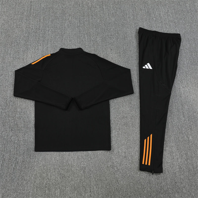 Real Madrid Black and Orange Training Kit 25/26