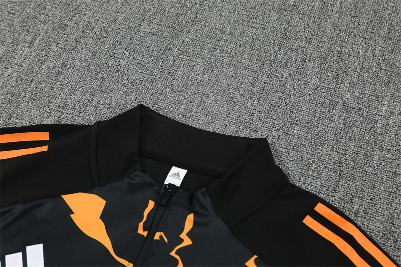 Real Madrid Black and Orange Training Kit 25/26