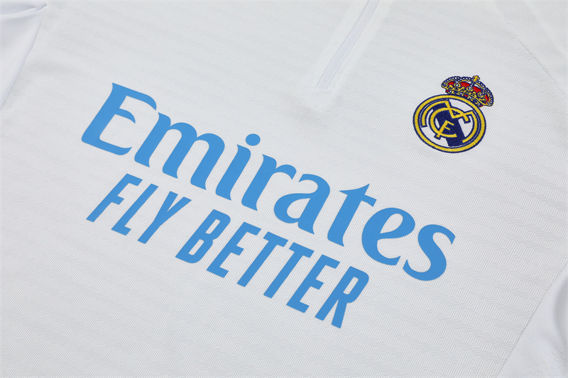 Real Madrid white and light blue Training Kit 25/26