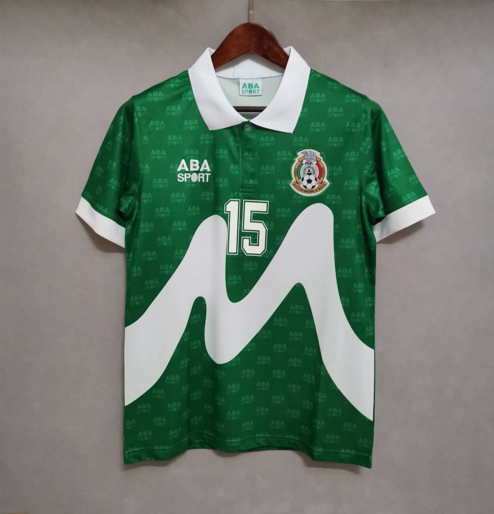 Mexico Retro Soccer Jersey Home Custom Shirt 1995