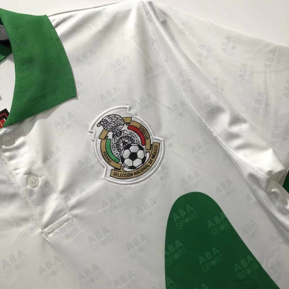 Mexico Retro Soccer Jersey Away Custom Shirt 1995