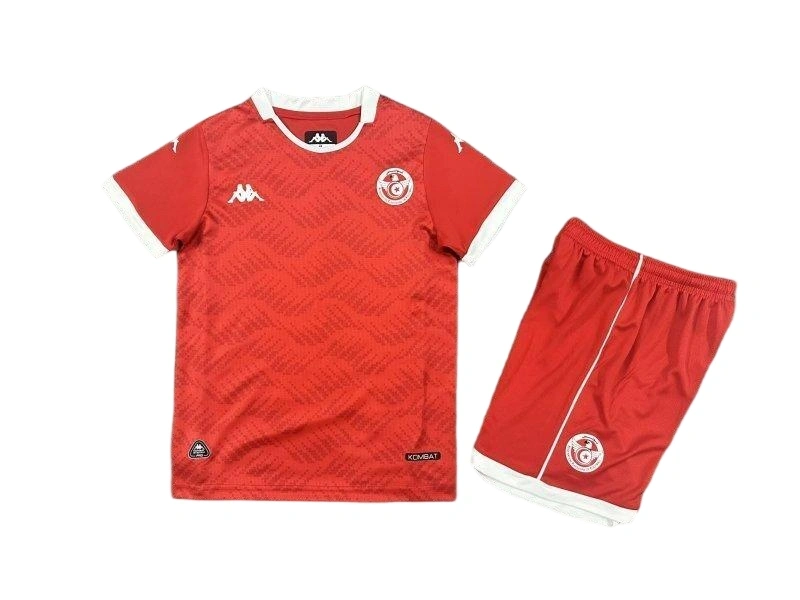Tunisia Soccer Jersey Home Kids Kit Jersey+Shorts World Cup 2026