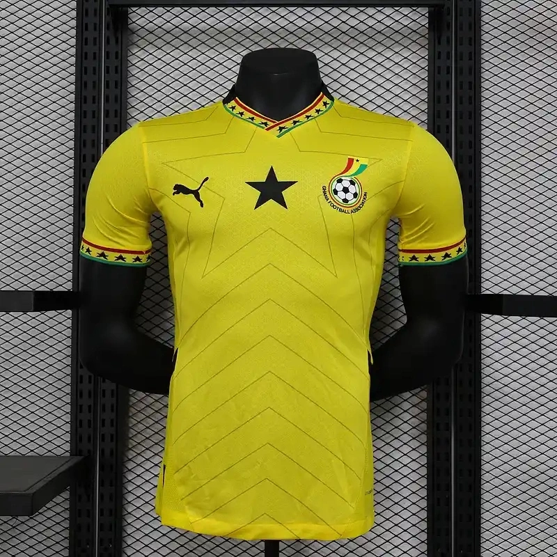 Ghana Authentic Soccer Jersey Away Shirt World Cup 2024-25