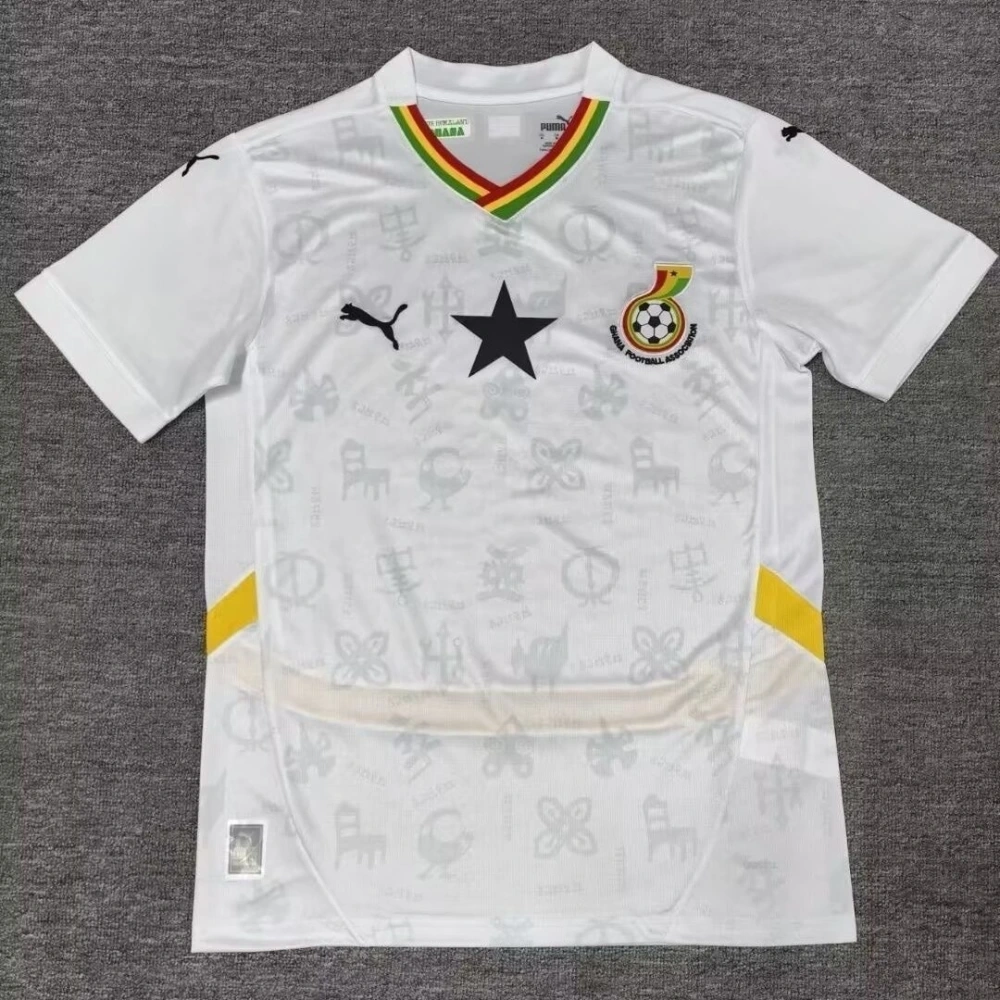 Ghana Soccer Jersey Home Custom Shirt World Cup 2024-25