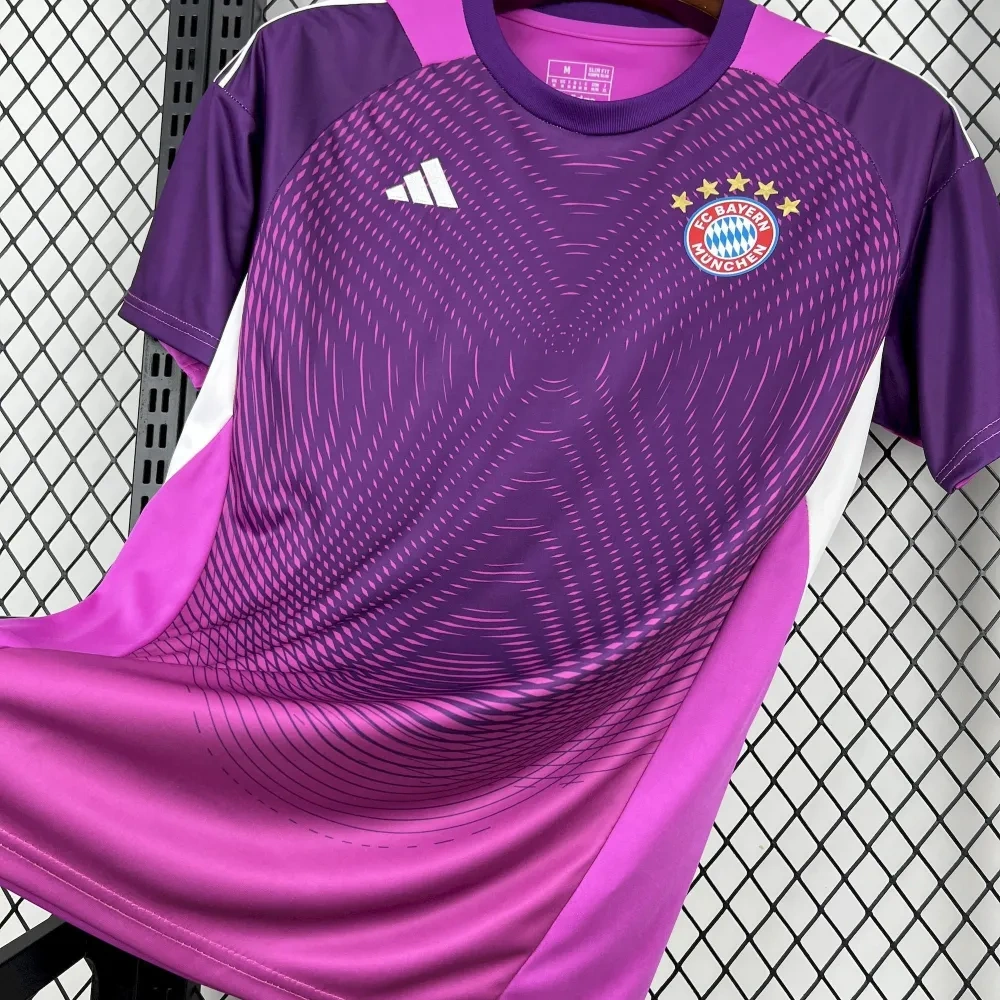 Bayern Munich Soccer Jersey Purple Goalkeeper Shirt 2025/26