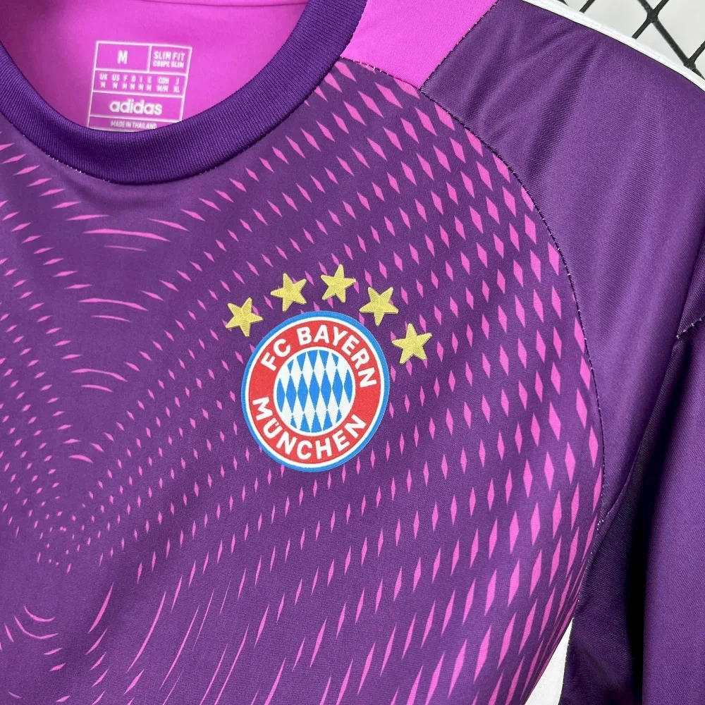 Bayern Munich Soccer Jersey Purple Goalkeeper Shirt 2025/26