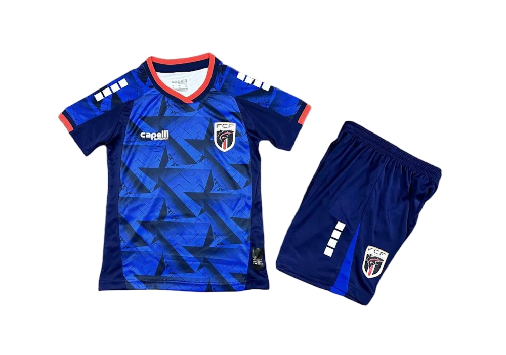 Cabo Verde Soccer Jersey Home Kids Kit Jersey+Shorts World Cup 2026