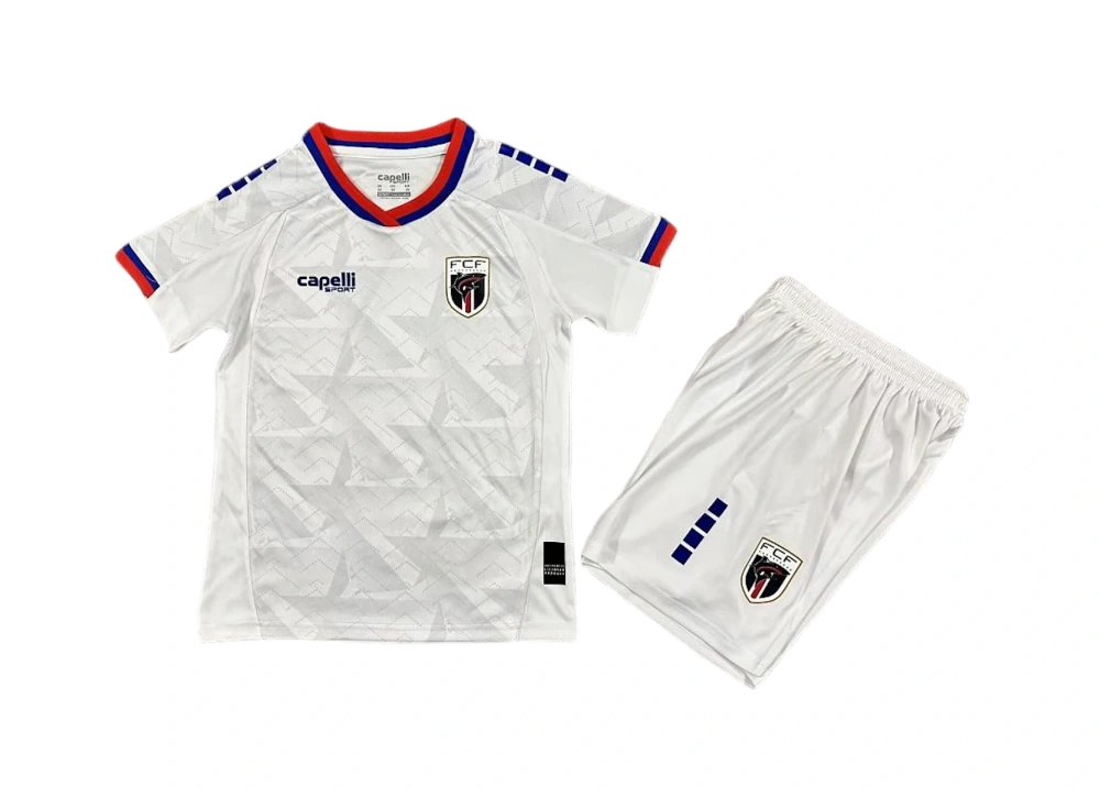 Cabo Verde Soccer Jersey Away Kids Kit Jersey+Shorts World Cup 2026