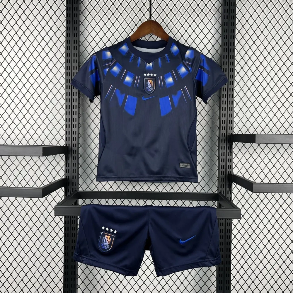 Uruguay Football Jersey Away Kids Kit Jersey+Shorts World Cup 2026