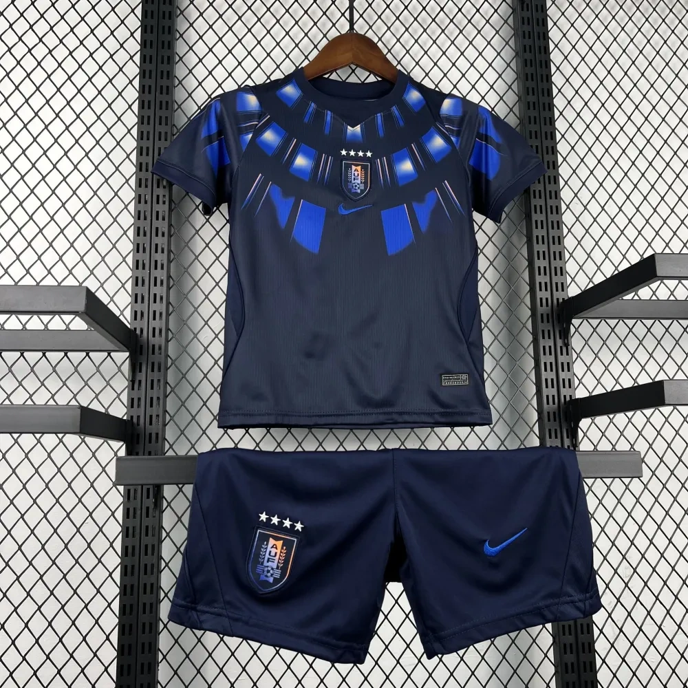Uruguay Football Jersey Away Kids Kit Jersey+Shorts World Cup 2026