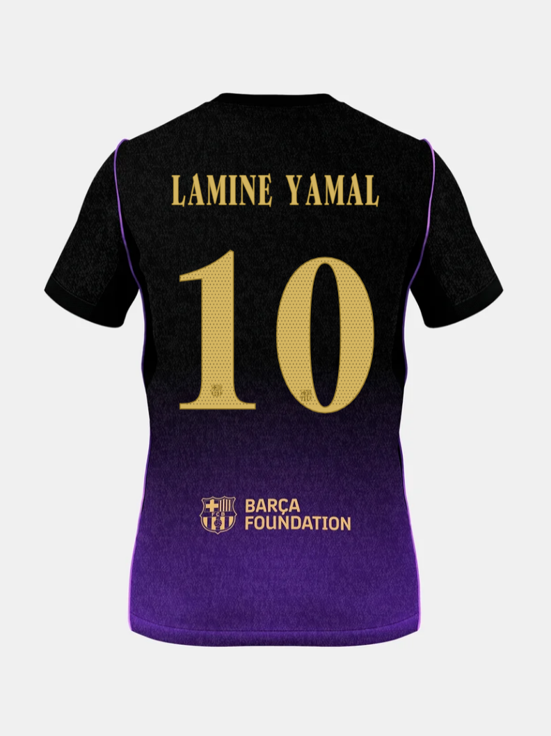 LAMINE YAMAL | Younger kids away kit 26/27 FC Barcelona x Kobe Bryant