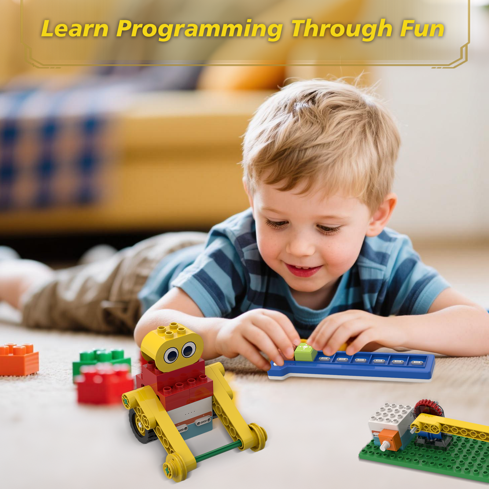 ICBlocks Screen-Free Coding Robot Kit