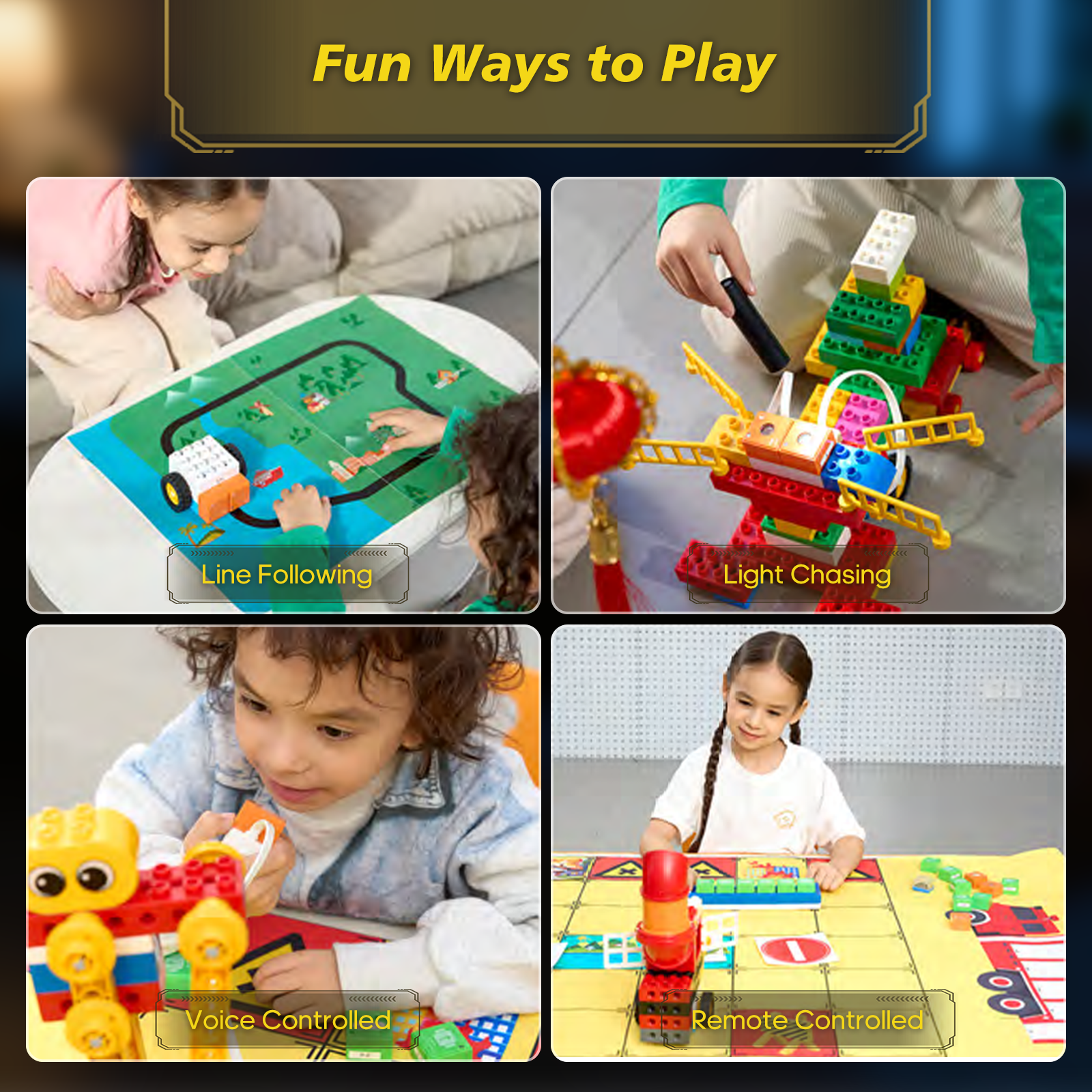 ICBlocks Screen-Free Coding Robot Kit
