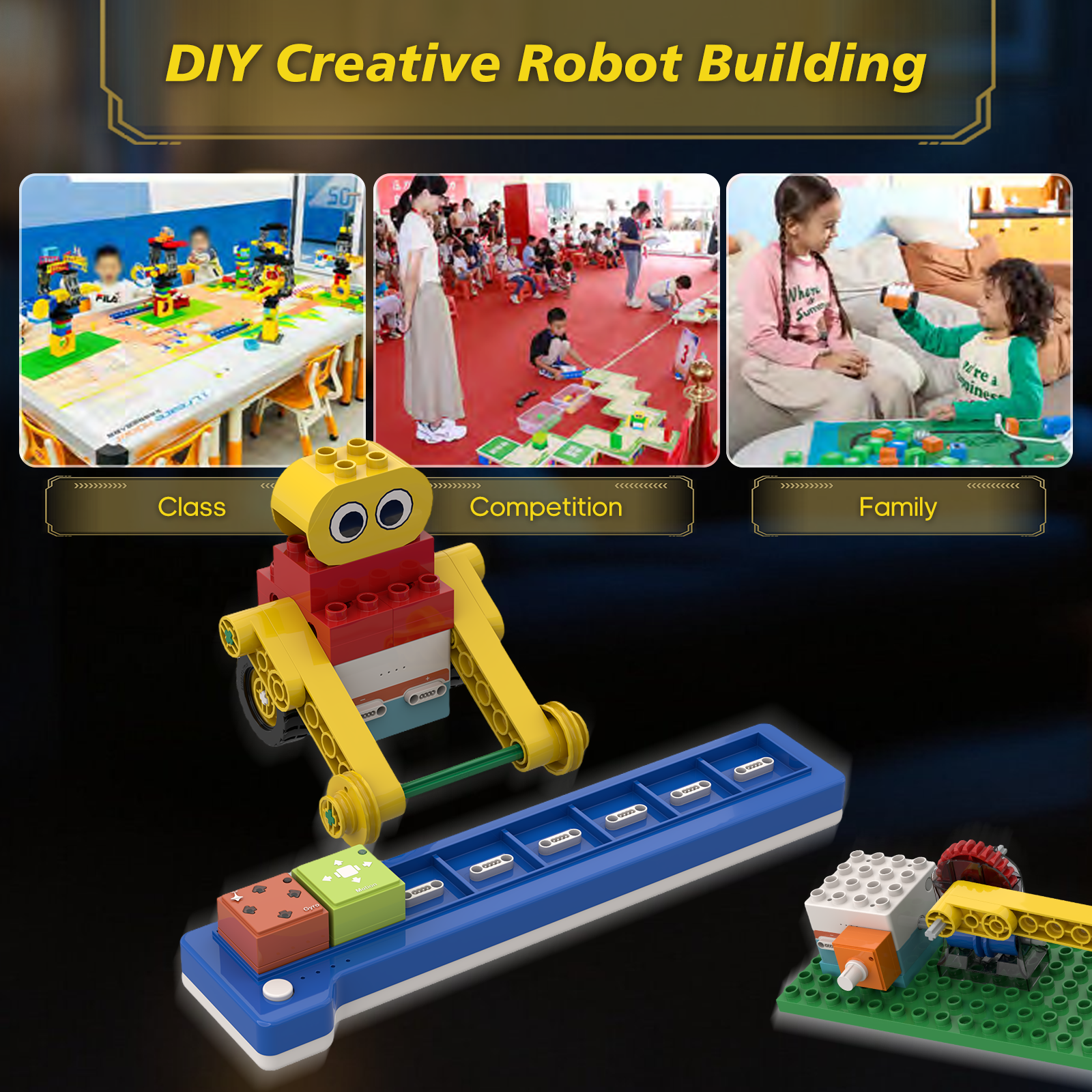 ICBlocks Screen-Free Coding Robot Kit