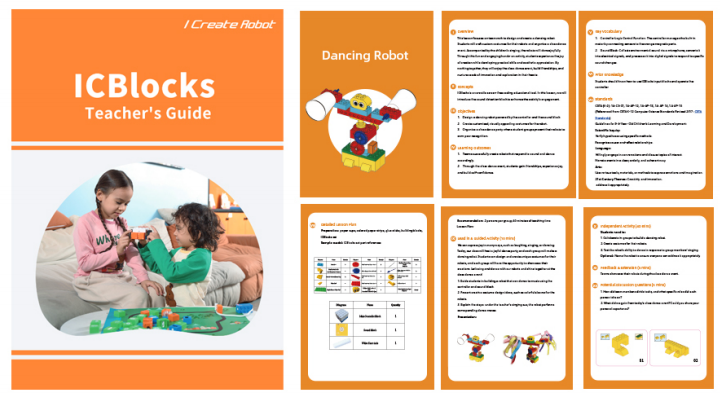 ICBlocks Screen-Free Coding Robot Kit