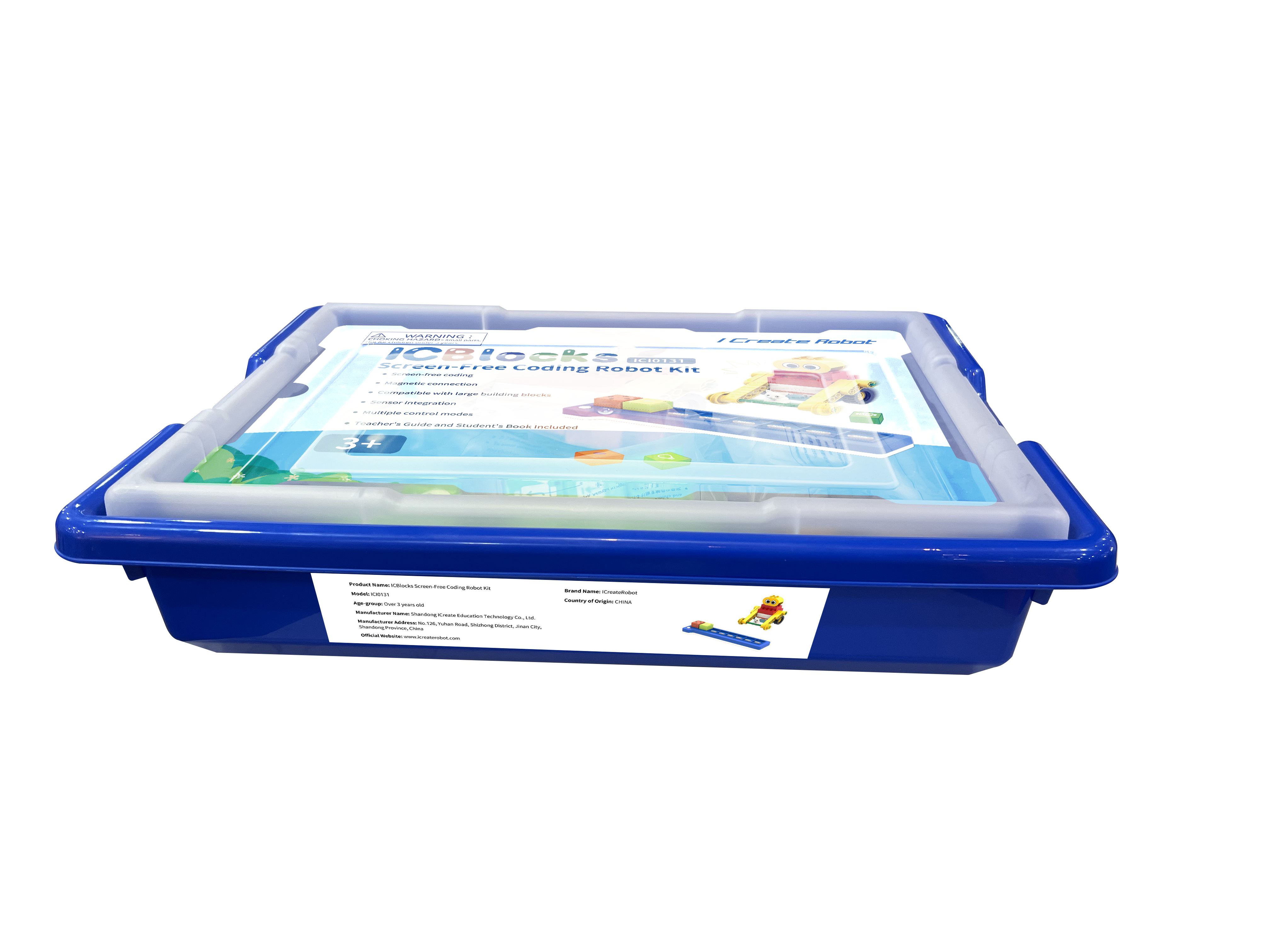 ICBlocks Screen-Free Coding Robot Kit