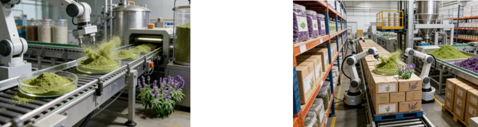 cold press extraction alfalfa leaves