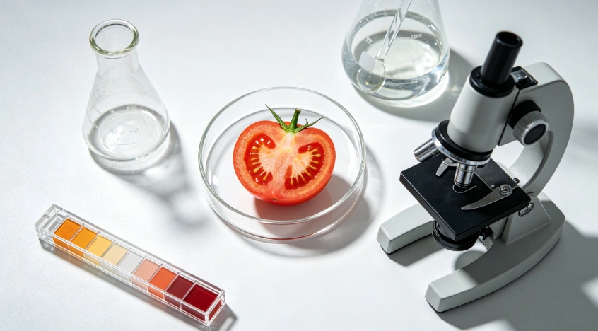 bulk tomato sauce powder sealed packaging natural background