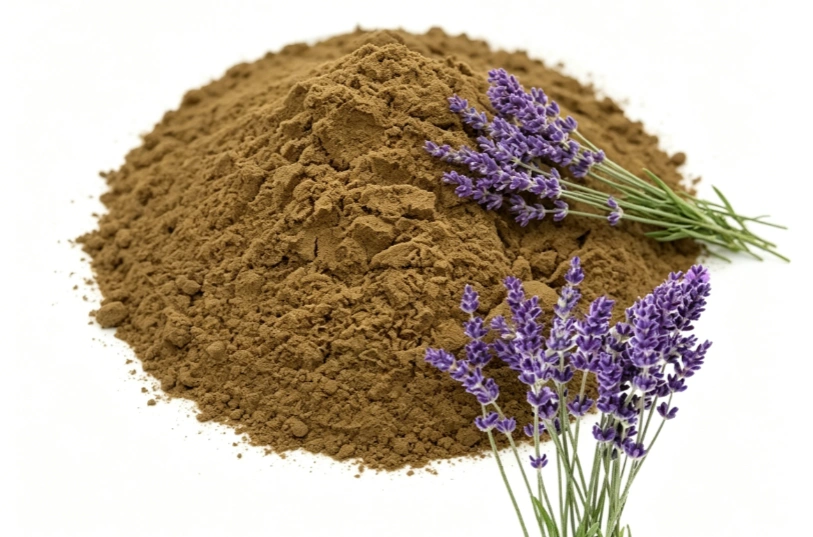 Bulk Lavender Flower Powder packaged in fiber drums