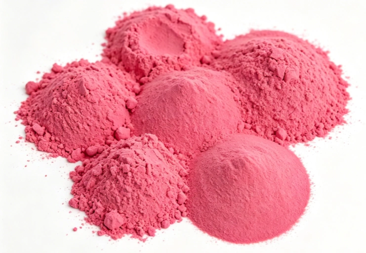 Reddish-brown Vitamin B12 Powder fine particle detail