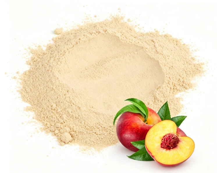Light orange Nectarine Juice Powder fine particle detail
