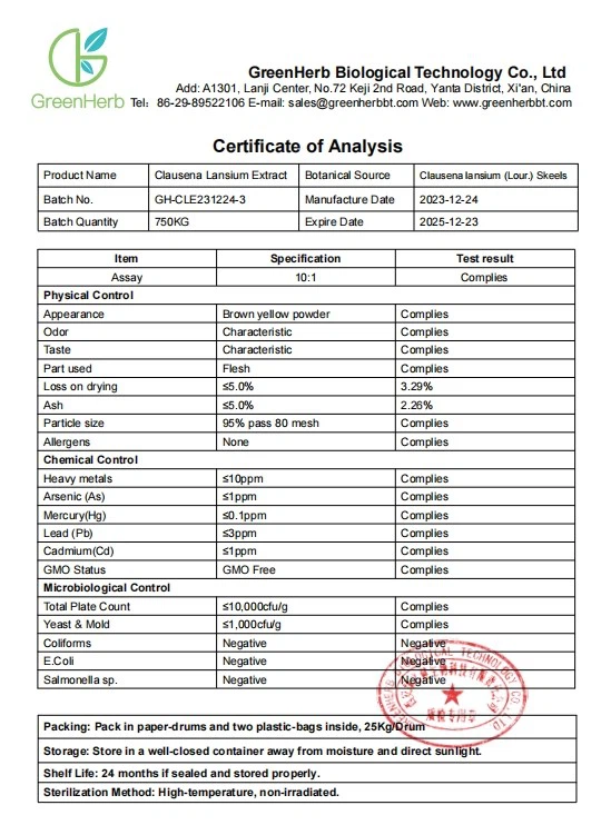 Clausena Lansium Extract