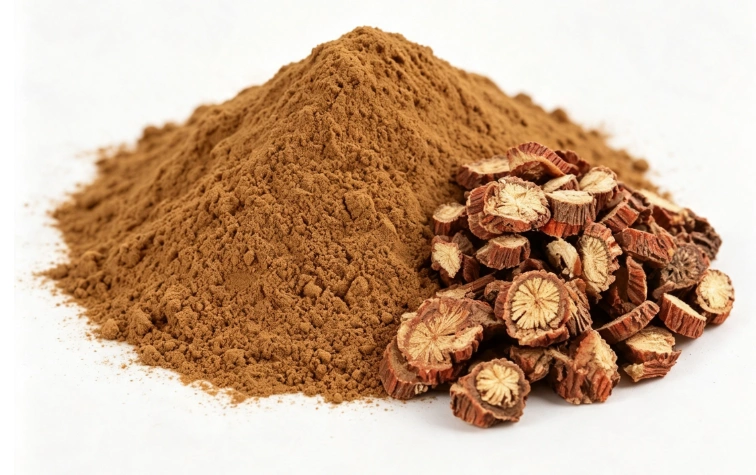 Butea superba tuberous root macro photography