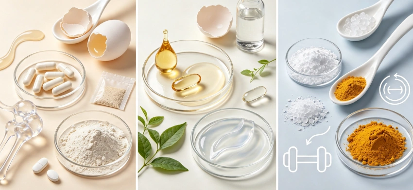 Eggshell Membrane Extract multiple application scenes