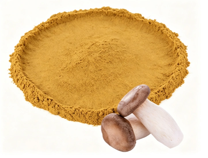 Pleurotus Eryngii Extract close-up texture detail