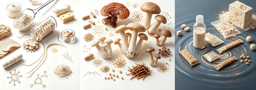 Pleurotus Eryngii Extract multiple application scenes