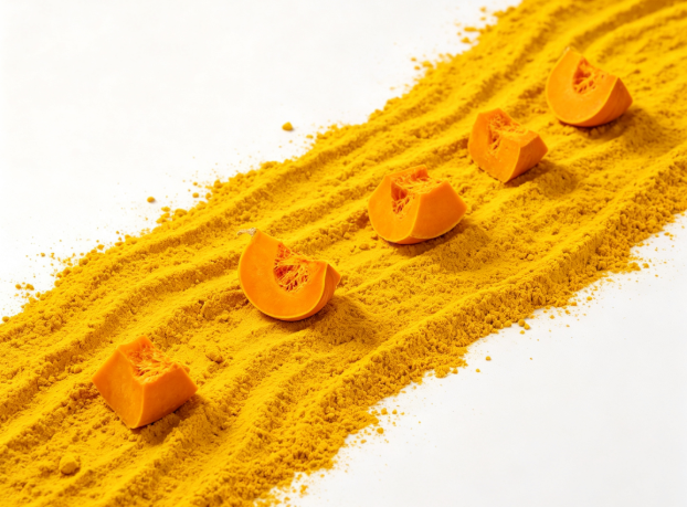 Freeze Dried Pumpkin Powder close-up texture detail