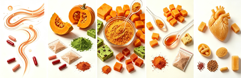 Freeze Dried Pumpkin Powder multiple application scenes