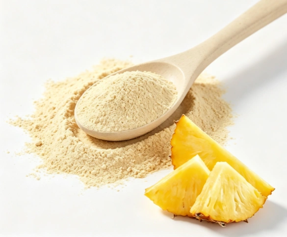 Freeze Dried Pineapple Powder close-up texture detail