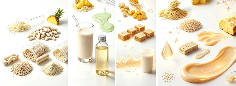 Freeze Dried Pineapple Powder multiple application scenes