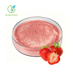 Freeze Dry Strawberry Powder close-up pink texture detail