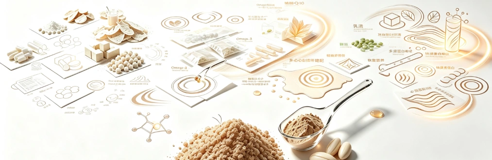 Walnut Peptide Powder multiple application scenes