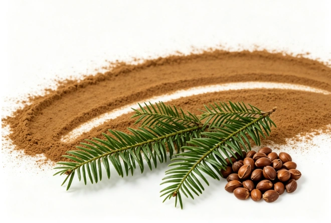 Light yellow Torreya Nucifera Extract fine powder detail