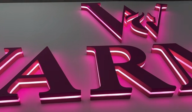 Sample Drawing- Custom Channel Letters & LED Signs