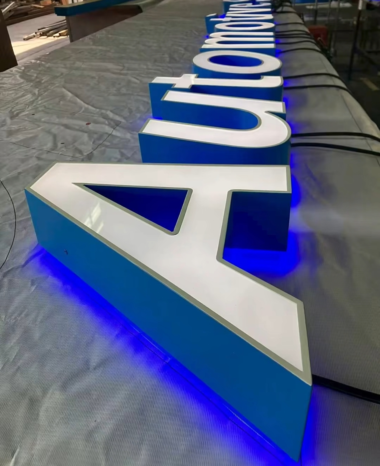Sample Drawing- Custom Channel Letters & LED Signs