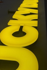 Sandblasted Illuminated Letters- LED Acrylic Signs
