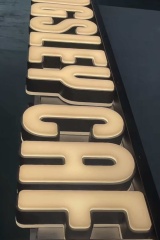 Double-sided Illuminated Lettering - Custom LED Sign