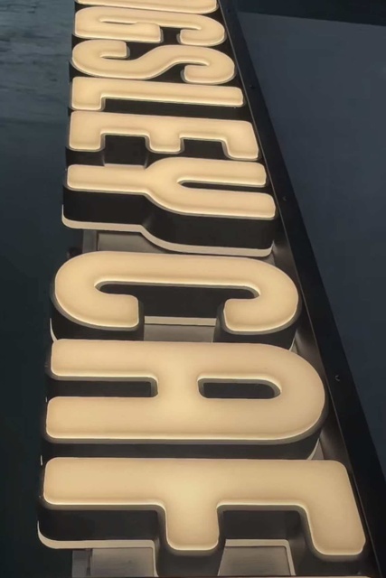 Double-sided Illuminated Lettering - Custom LED Sign