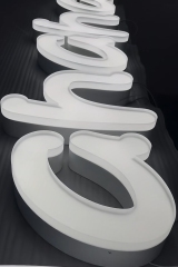 Sandblasted Illuminated Letters- LED Acrylic Signs